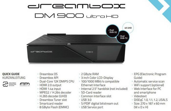 شركة دريم-مالتي ميديا : DM 900 Ultra HD 4K 509581468