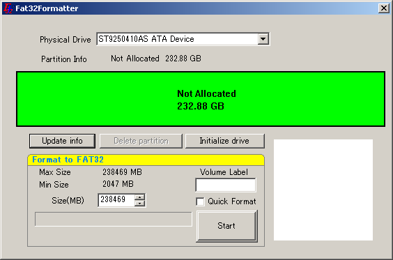 برنامج GUIFORMAT  لتغير الهارديسك من NTFSإلى FAT32 