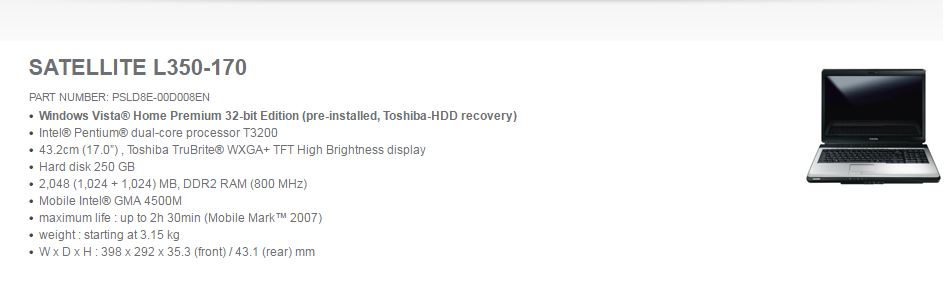 مشكلة عند تحديد قرص لتثبيت الويندوز عليه بحاسوب محمول Toshiba Satellite L350 للغلق تم