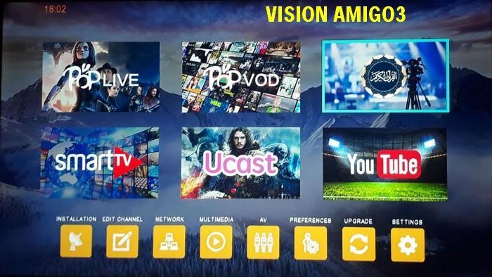  تحديثات جديدة لأجهزة  VISION amigo3 VISION amigo5 اضافة خاصية Online_Video بتــــــــاريخ 25/11/2020 846772046