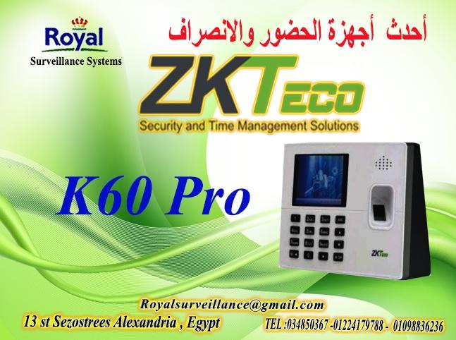 جهاز حضور وانصراف ماركة ZK Teco  موديل K60 Pro 168737131