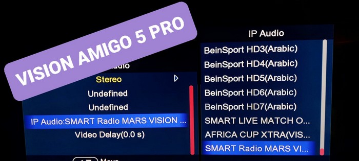  ????تحديثات بالجملة VISION AMIGO????تثبيث خاصية IP Audio????اضافة قناة Serie A & 892778594