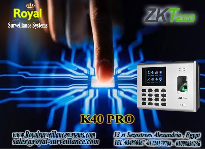 جهاز حضور وانصراف ماركة ZK Teco  موديل K40 Pro 104034826